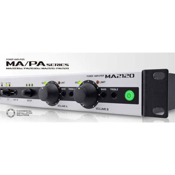 YAMAHA　MA2030a Power Amplifier Yamaha MA2030a 5-input commercial mixer/amplifier - 30W x 2
